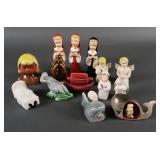 (8) Biblical Religious Salt Pepper Shaker Sets