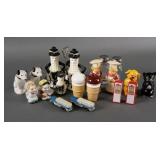 (9) Vintage Advertising Salt Pepper Shaker Sets
