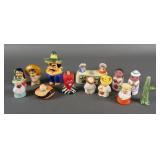 (7) Vintage Mexico Salt and Pepper Shakers
