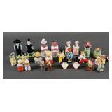 (12) Vintage Ethnic Figural Salt Pepper Shakers