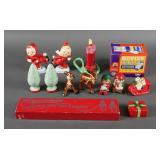 (8) Vintage Christmas Salt and Pepper Shakers