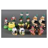 (7) Vintage Fairy Elf Gnome Salt Pepper Shakers