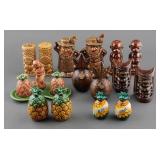 (8) Vintage Hawaiian Tiki Salt Pepper Shaker Sets
