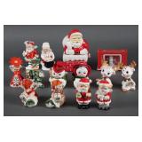 (8) Vintage Christmas Salt and Pepper Shaker Sets