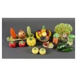 (8) Fruits and Veggie Salt Pepper Shaker Sets