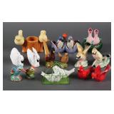 (9) Vintage Bird Salt and Pepper Shaker Sets
