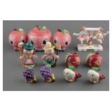 (6) Anthropomorphic Salt and Pepper Shaker Sets