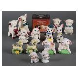 (8) Vintage Sheep Lamb Salt Pepper Shakers