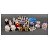 (9) Vintage Fetish Risque Salt Pepper Shaker Sets