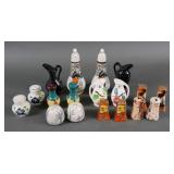 (9) Vintage Decorative Salt Pepper Shaker Sets