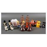 (9) Vintage Advertising Salt Pepper Shaker Sets