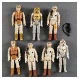 (7) Star Wars Hoth Action Figures