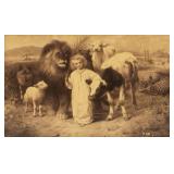 WILLIAM STRUTT, Lithograph Print 'Peace'