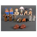 (9) Armed Forces Military Salt Pepper Shakers