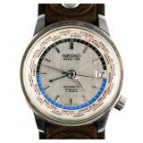 Seiko World Time Automatic 17 Jewels Watch