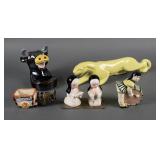 (6) Vintage Ceramic Figural Subjects