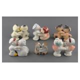 (6) Hugger Salt and Pepper Shaker Sets