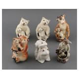 (6) 'Mommy and Me' Salt Pepper Shaker Sets