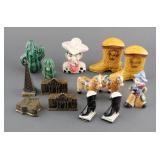 (7) Western Theme Salt and Pepper Shaker Sets