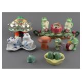 (6) Vintage Frog Salt and Pepper Shaker Sets