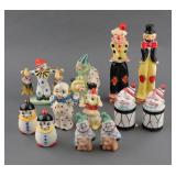 (7) Vintage Clown Salt and Pepper Shaker Sets