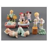 (8) Vintage Baby Toddler Salt Pepper Shakers
