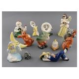 (7) Nursery Rhyme Folk Tale Salt Pepper Shakers