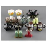 (9) Vintage Decorative Salt and Pepper Shaker Sets