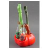 Vintage Wolfschmidt Vodka Salt Pepper Shaker Set