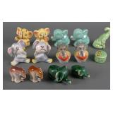 (7) Vintage Elephant Salt and Pepper Shakers