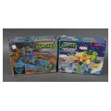 (2) 1989 TMNT Vehicle Playsets