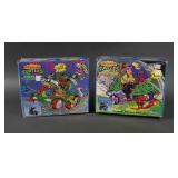 (2) 1990 TMNT Vehicle Playsets