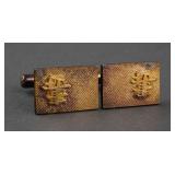 Sterling Vermeil Chinese Character Cufflinks