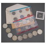 U.S. Silver Columbian Half & Kennedy Halves