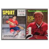 NHL Hockey Bobby Hull Maurice Richard Signed COA
