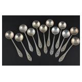 (8) Lunt Mount Vernon Sterling Demitasse Spoons
