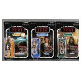 (3) Star Wars TVC ROTJ Action Figures MOC