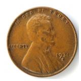 1931-S Lincoln Wheat Cent Key Date