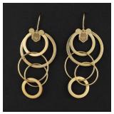 14K Gold Disney Nabco Mickey Mouse Earrings