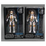(2) Clone Commander Cody Black Series NISB