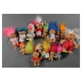 (15) Troll Dolls Vintage 1980s - 1990s