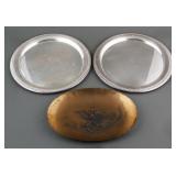 (3) Anheuser Busch Serving Platters