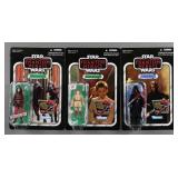 (3) Star Wars TVC Phantom Menace Figures MOC