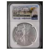 2021-P $1 Silver Eagle Walking Liberty NGC MS69