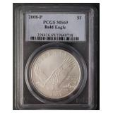 2008-P $1 Bald Eagle PCGS MS69