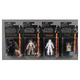 (4) Star Wars Black Series Action Figures MOC