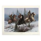CHUCK DEHAAN Native Americans Horseback