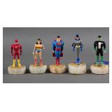 (5) DC Heroes Ron Lee Sculptures