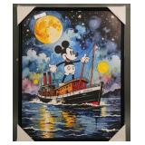 Disney Mickey Mouse Steamboat Willie Print AI