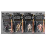 (4) Star Wars Black Series Action Figures MOC